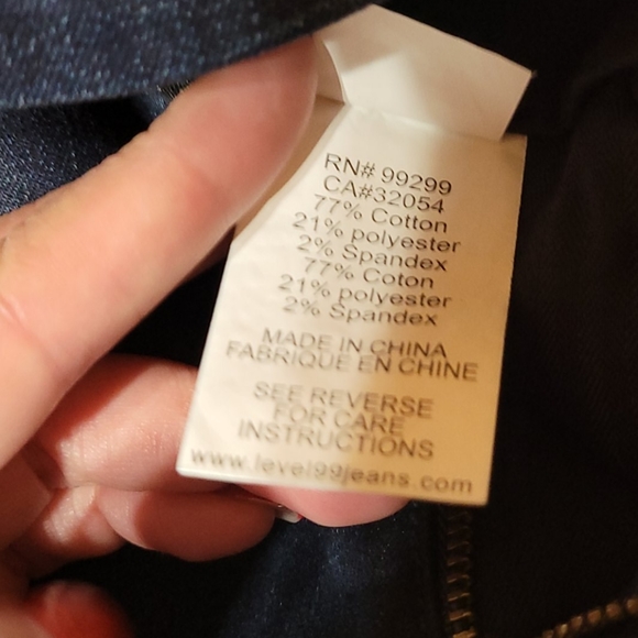 Level 99 Lily Crop Skinny Straight Petite Size 29P - Picture 7 of 10